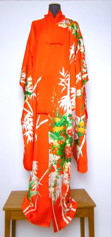 Furisode (26) Orange röd
