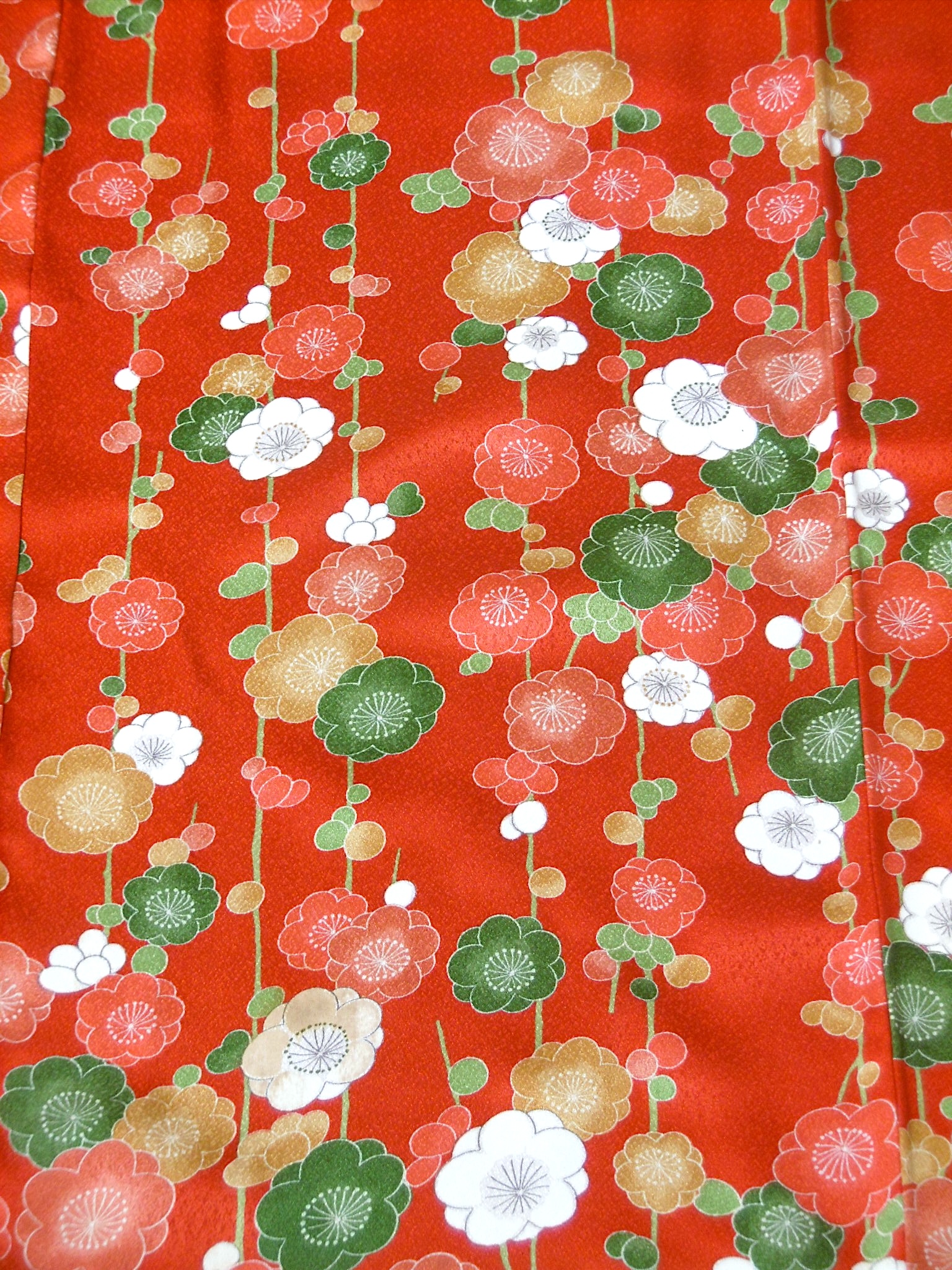 (02) Röd, blommor,Komon - Image 6