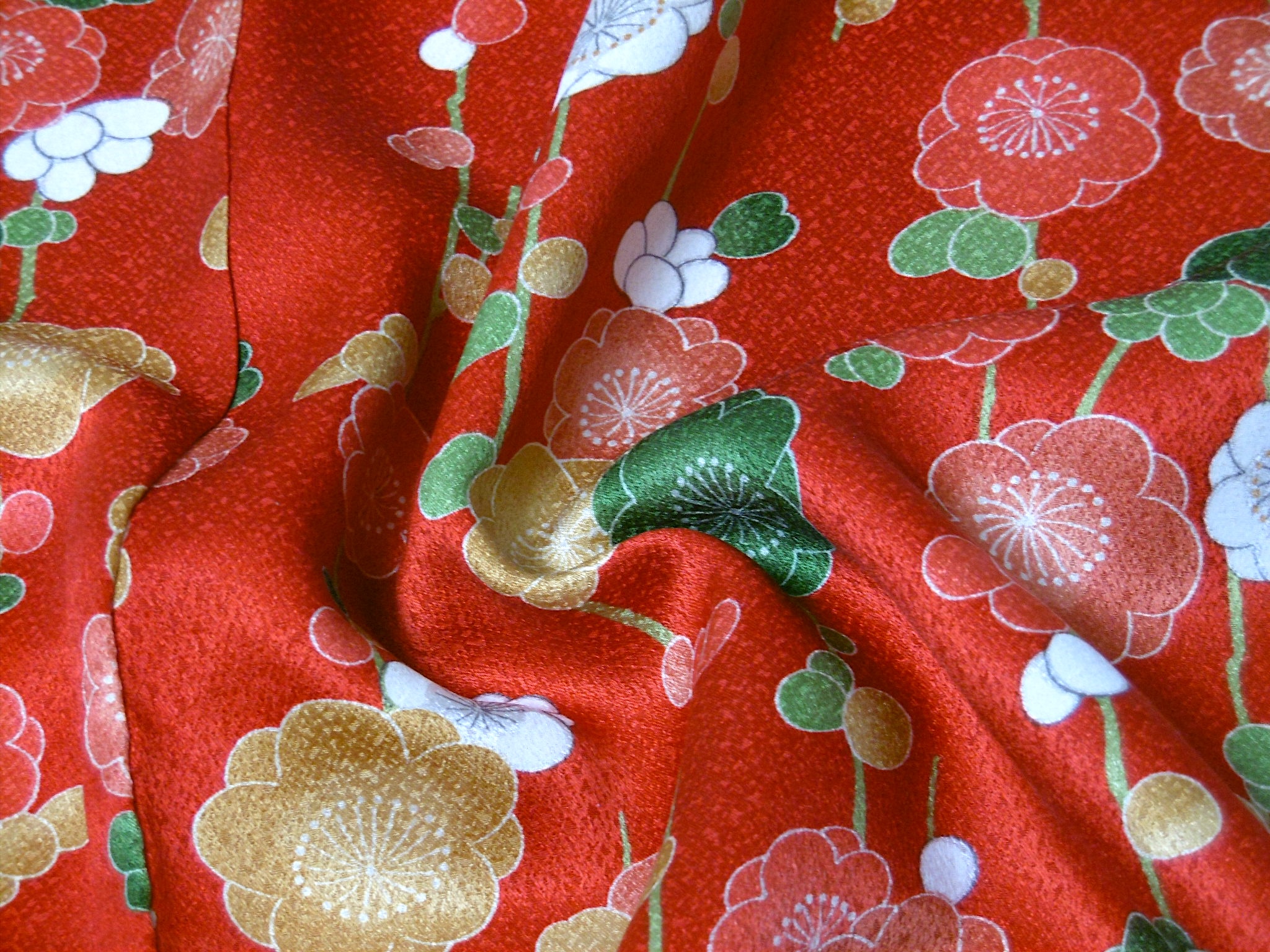 (02) Röd, blommor,Komon - Image 7