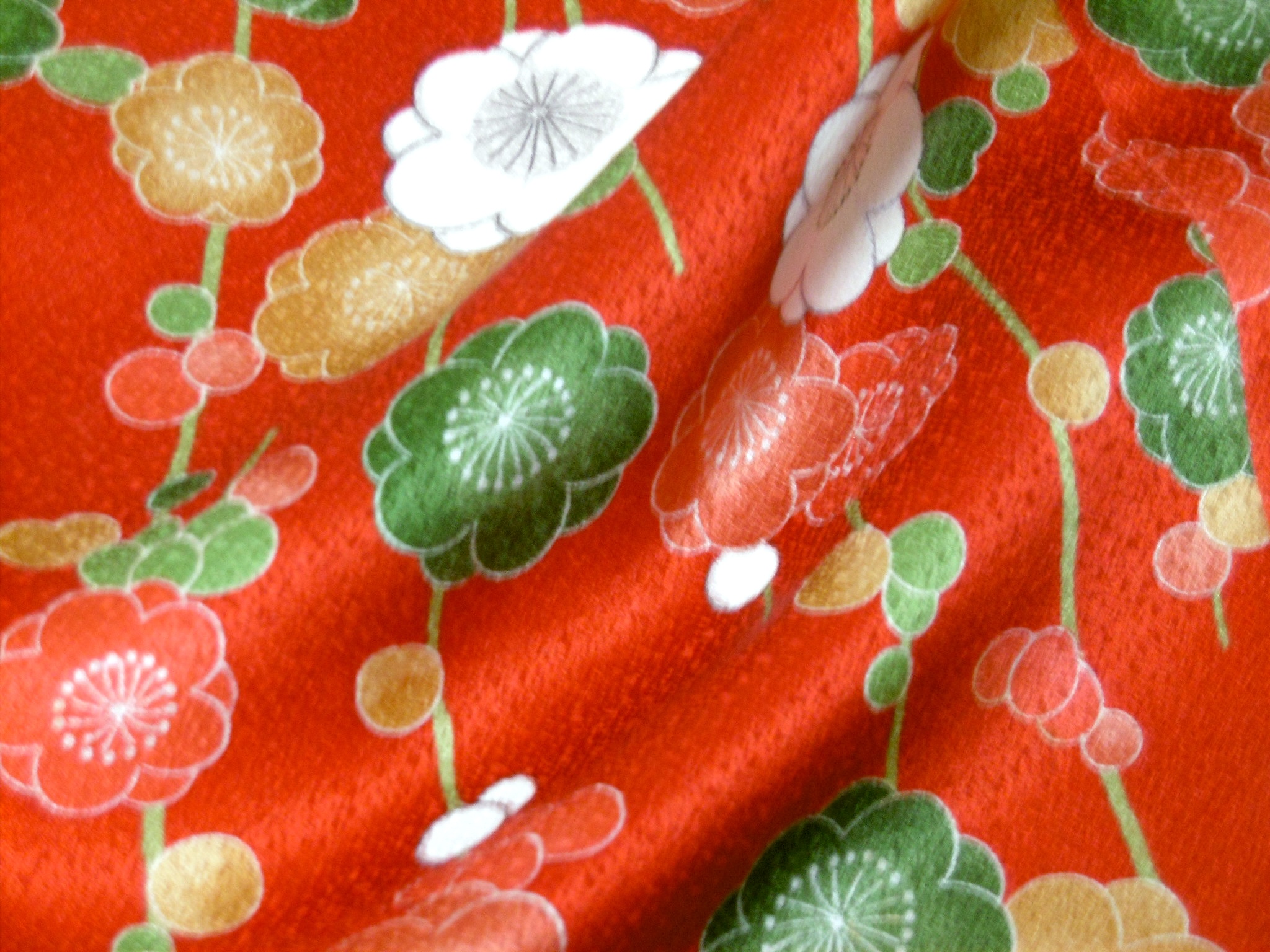 (02) Röd, blommor,Komon - Image 8