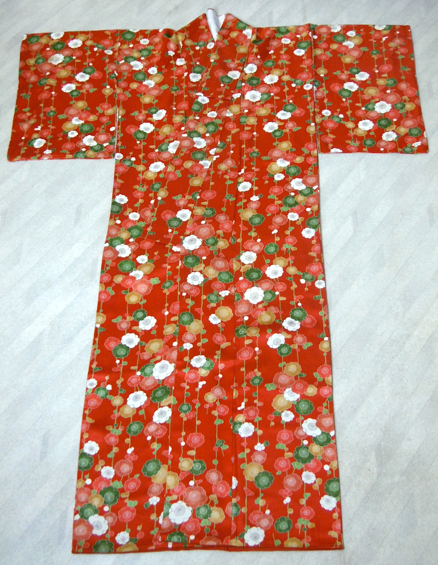 (02) Röd, blommor,Komon - Image 9