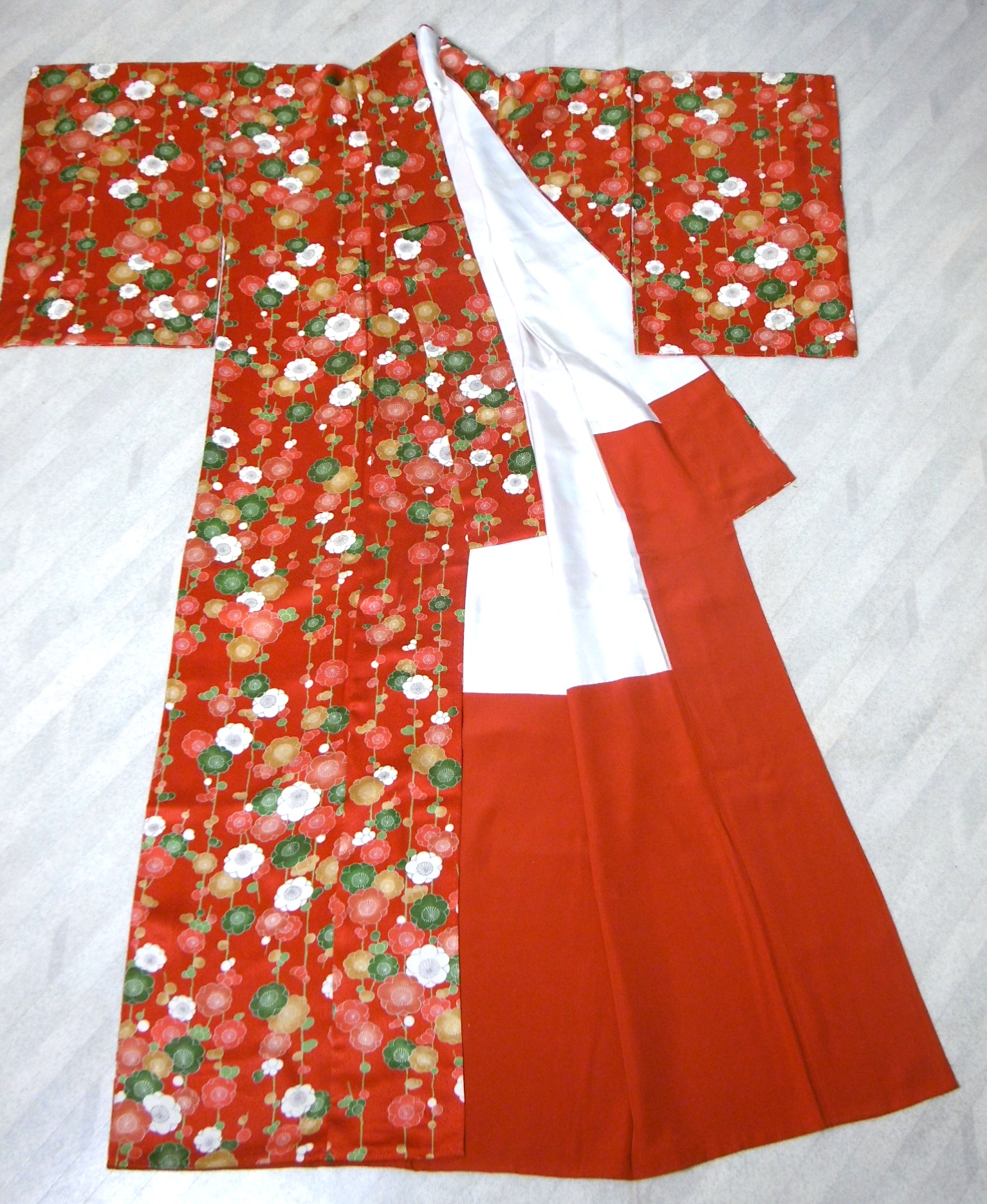 (02) Röd, blommor,Komon - Image 10