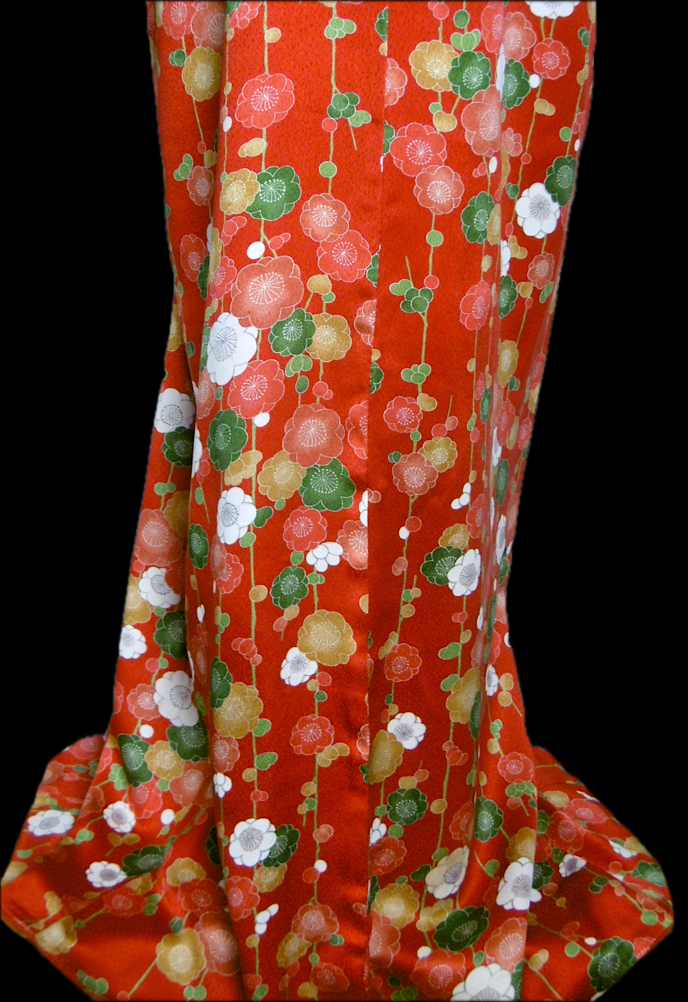 (02) Röd, blommor,Komon - Image 3