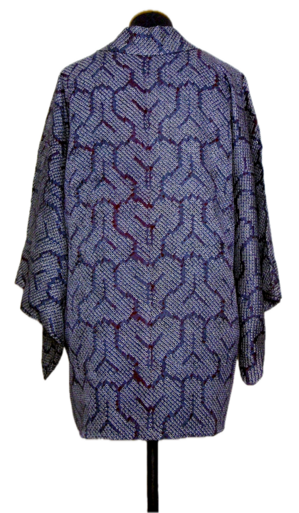 (21)Lila-Blå,Shibori
