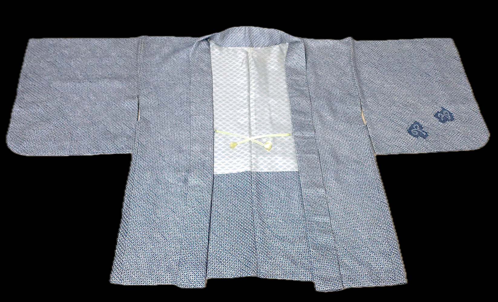 Haori (13)grå,blå,Shibori - Image 2
