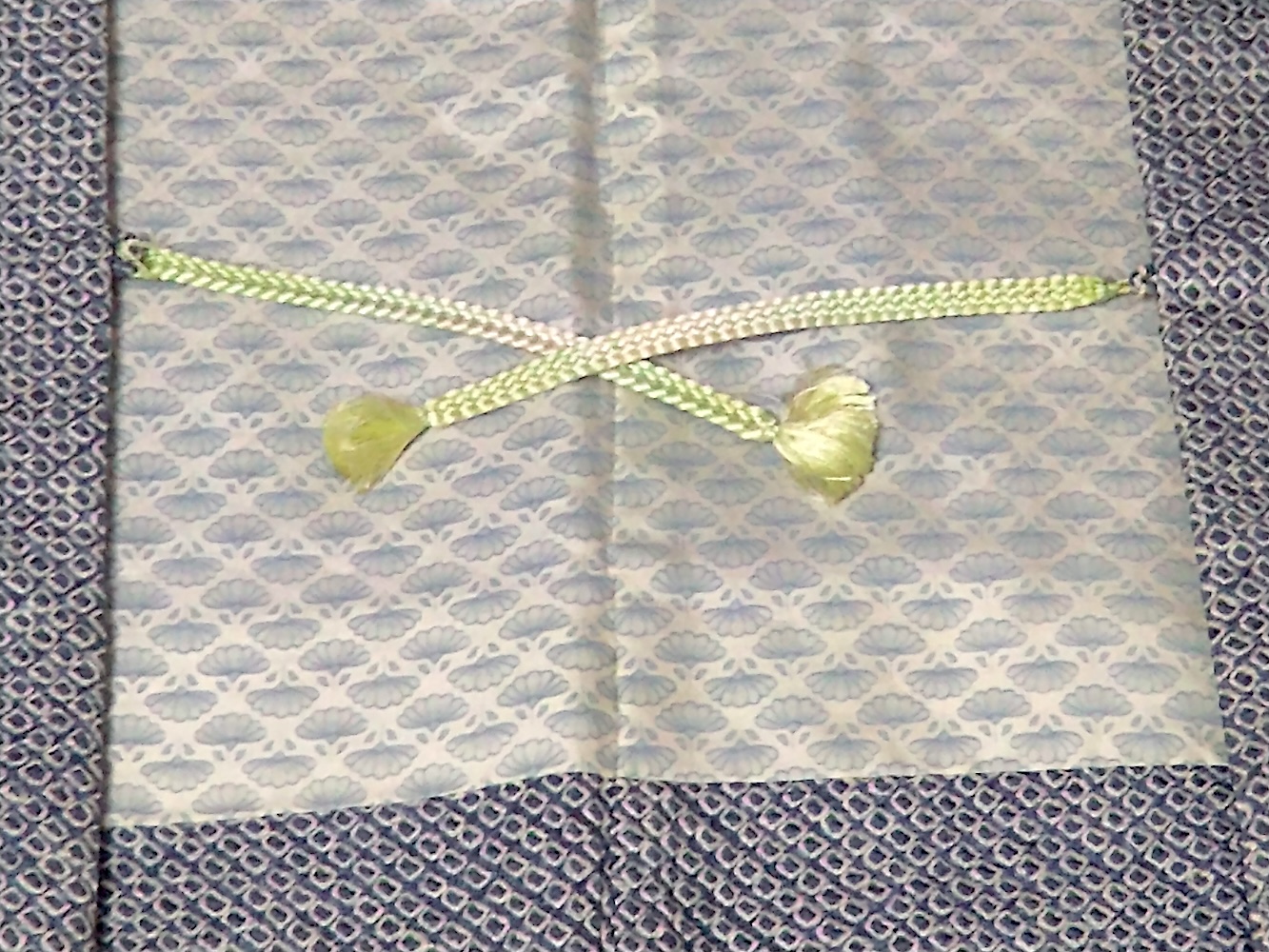 Haori (13)grå,blå,Shibori - Image 4
