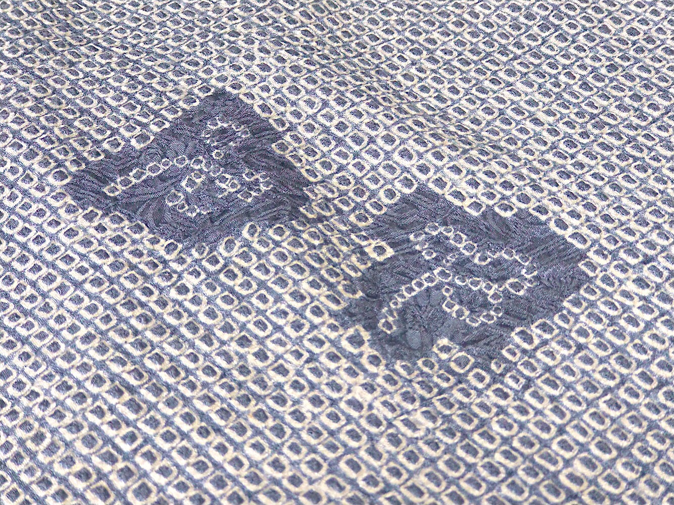 Haori (13)grå,blå,Shibori - Image 8