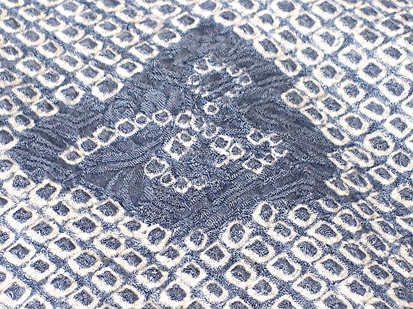 Haori (13)grå,blå,Shibori - Image 9