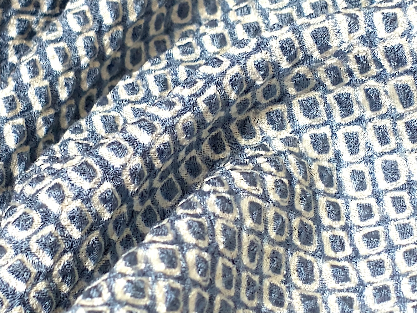 Haori (13)grå,blå,Shibori - Image 11