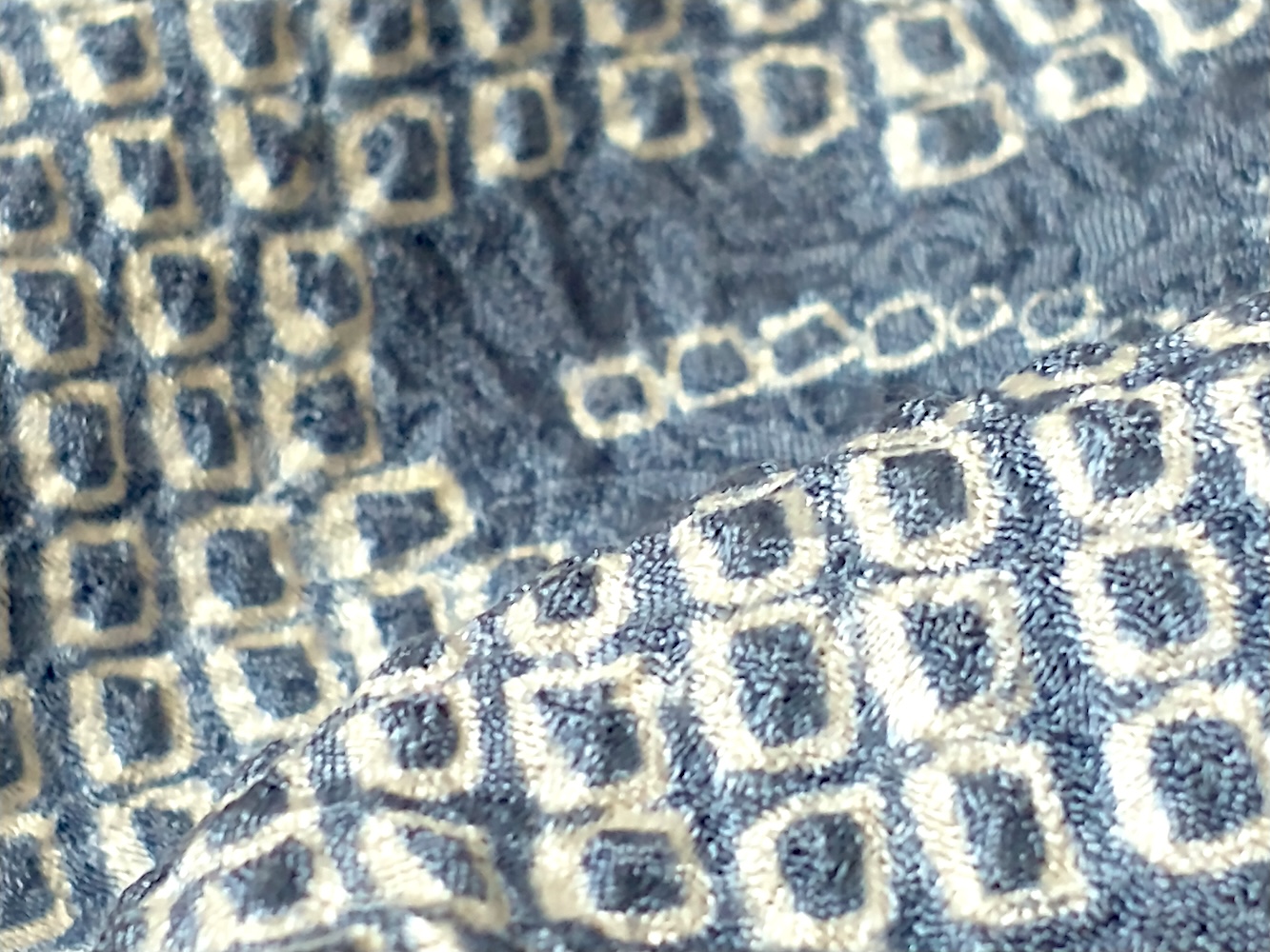 Haori (13)grå,blå,Shibori - Image 13