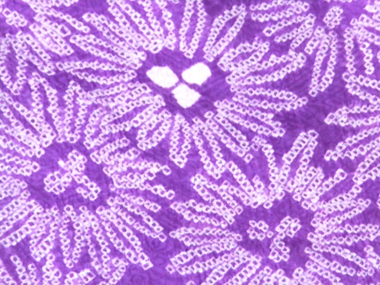 Haori (12)lila,blommor,Shibori - Image 7