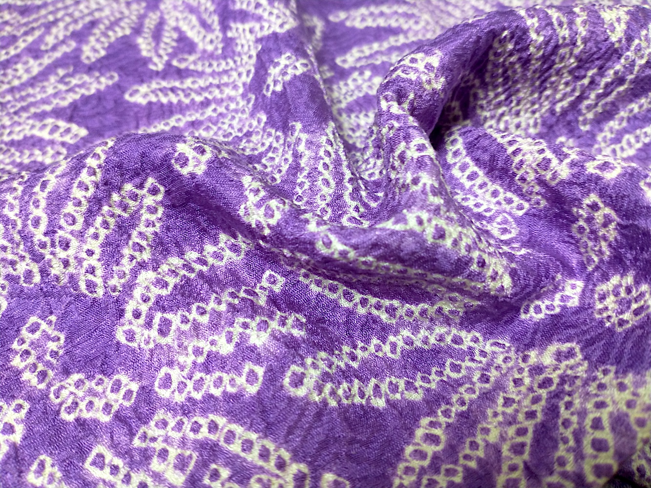 Haori (12)lila,blommor,Shibori - Image 10